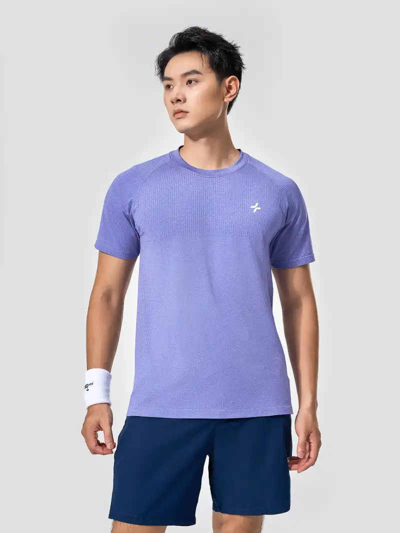 Áo Thun Training Exdry Jacquard Seamless Không Đường May
