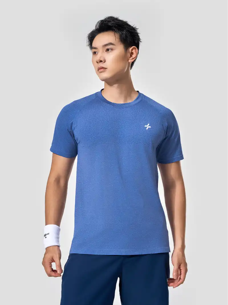 Áo Thun Training Exdry Jacquard Seamless Không Đường May