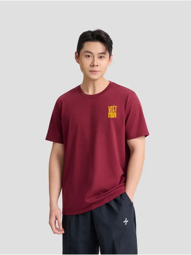 Áo Cotton Compact Việt Nam Bộ Sưu Tập Sao Vàng Yêu Nước