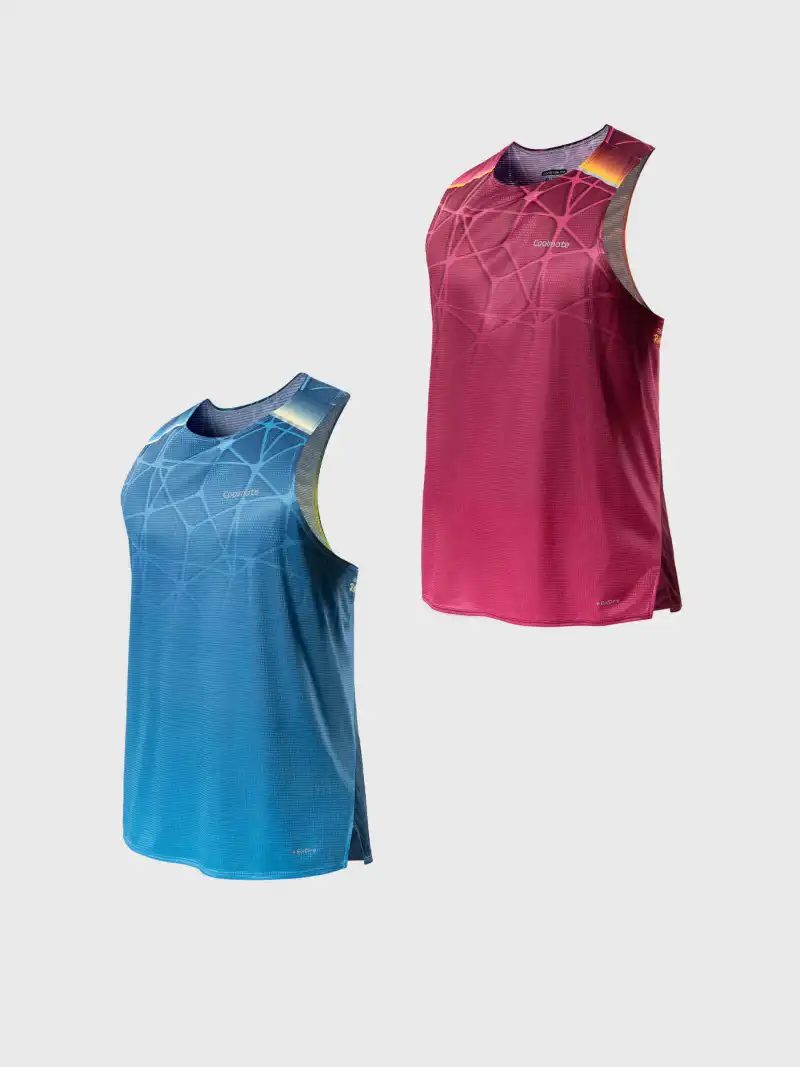 Áo Singlet Nam Chạy Bộ Graphic Photic Zone Vải Nhẹ Thoát Mồ Hôi