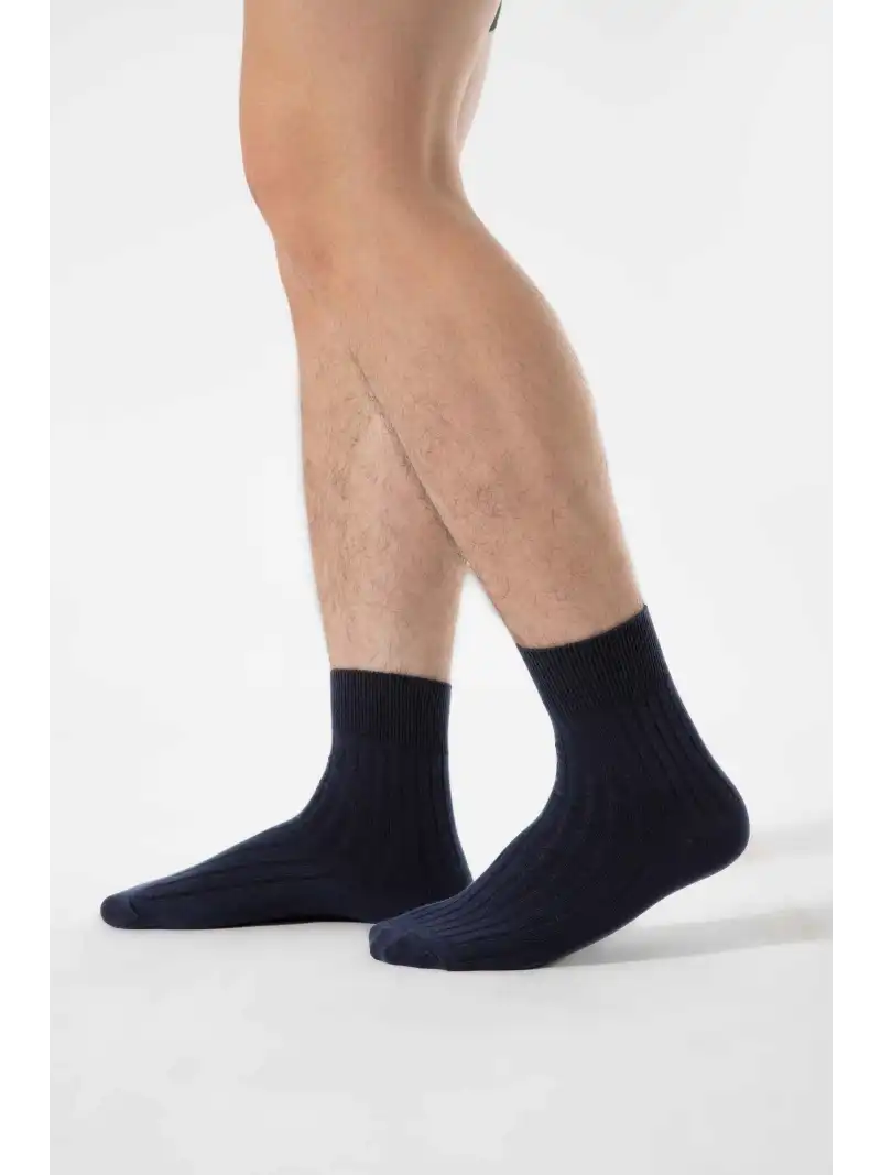 Tất Cổ Trung Cotton Ribbed Coolmate Co Giãn Thoáng Mát, Combo 2 Đôi