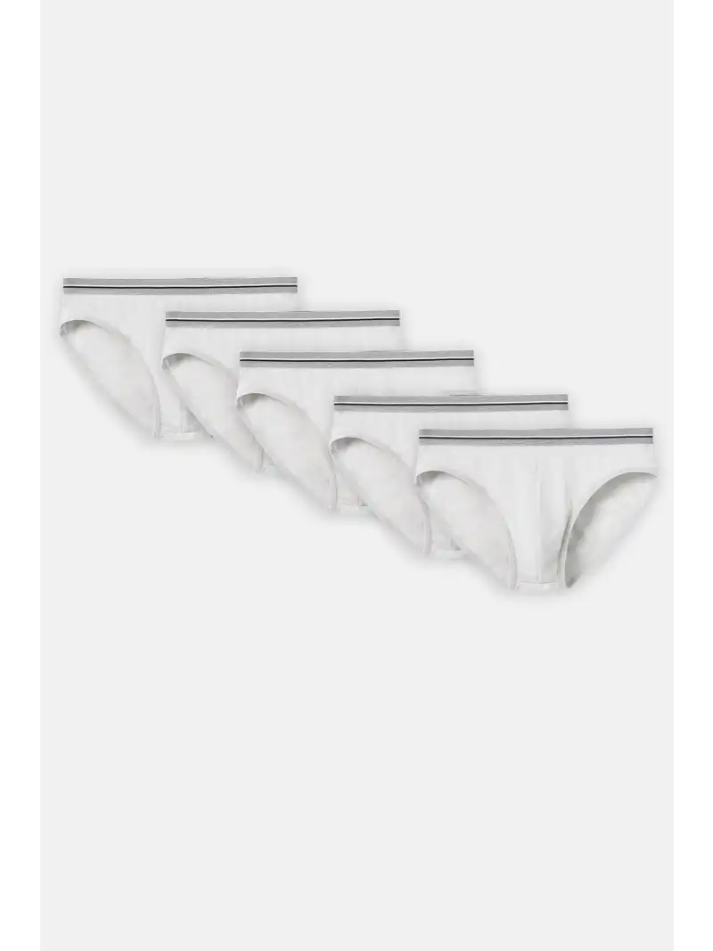 Quần Lót Nam Brief Cotton Basics Pack 5 Mềm Mại Thoải Mái