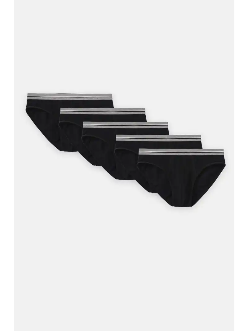 Quần Lót Nam Brief Cotton Basics Pack 5 Mềm Mại Thoải Mái