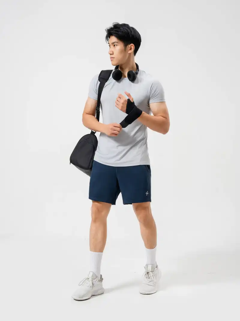 Quần Short Gym Cotton 6 Inch II Dáng Thể Thao Thoải Mái