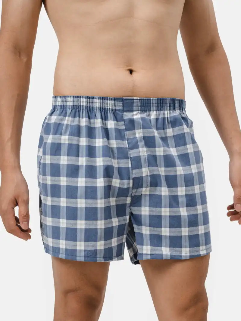 Quần Boxer Short Nam Cotton Mềm Mại Thoáng Mát Mặc Nhà