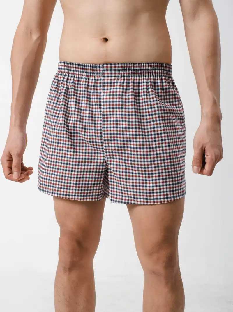 Quần Boxer Short Nam Cotton Mềm Mại Thoáng Mát Mặc Nhà