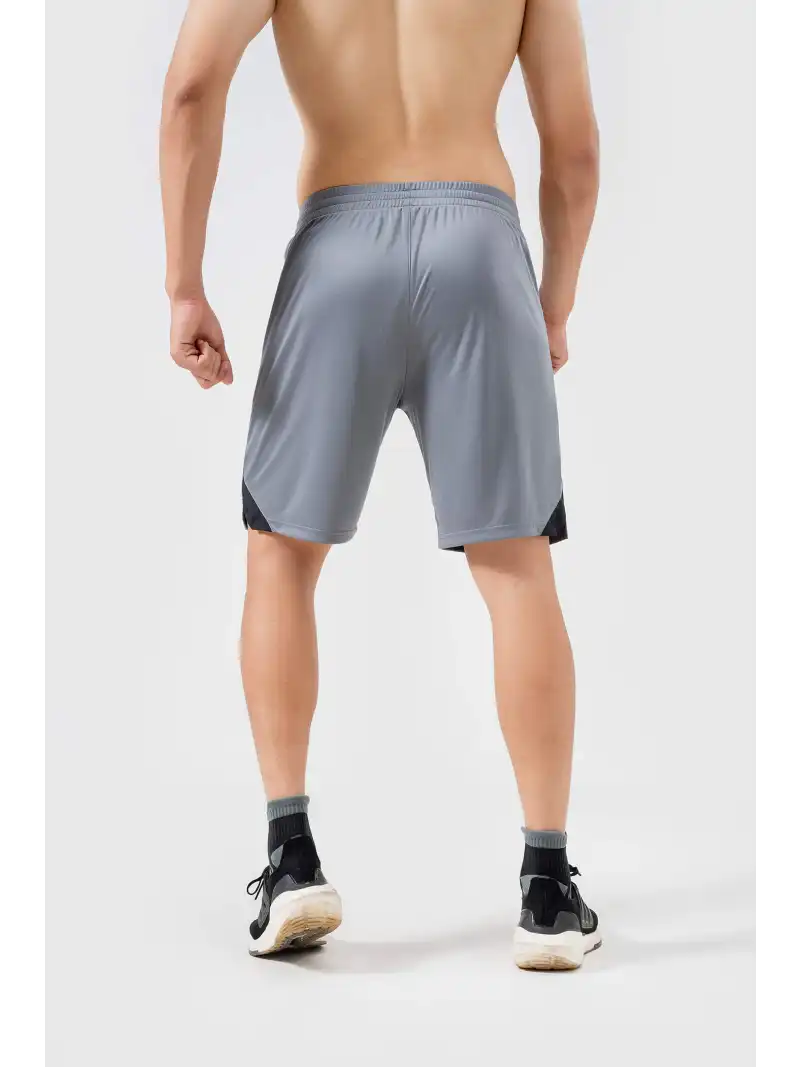 Quần Short Nam Thể Thao Active Logo Thấm Hút Nhanh Khô
