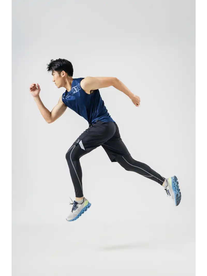 Quần Short Nam Thể Thao Active Logo Thấm Hút Nhanh Khô