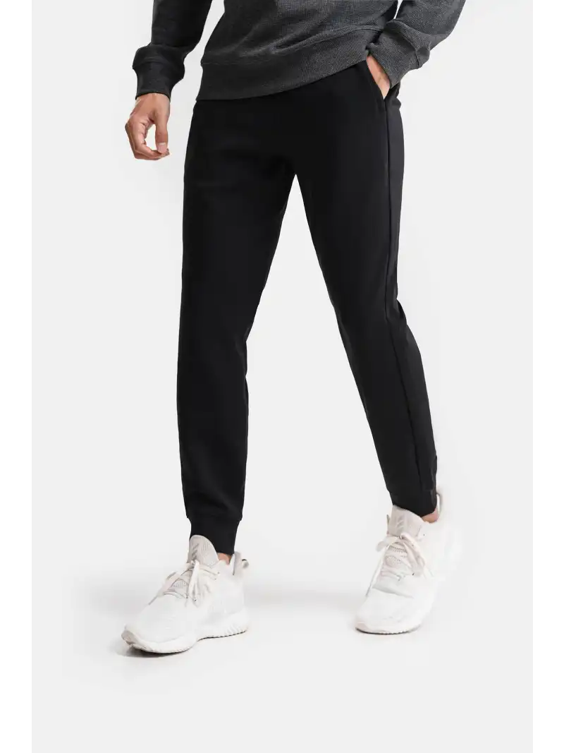 Quần Nỉ Nam Jogger Casual Co Giãn Mỏng Nhẹ Màu Xám