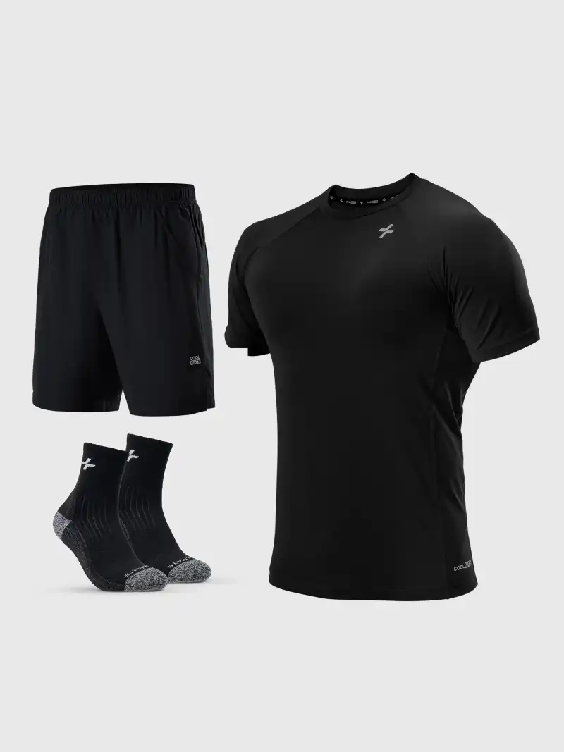 Set Đồ Tập Gym Essentials ExDry Thấm Hút, Co Giãn, Nhanh Khô