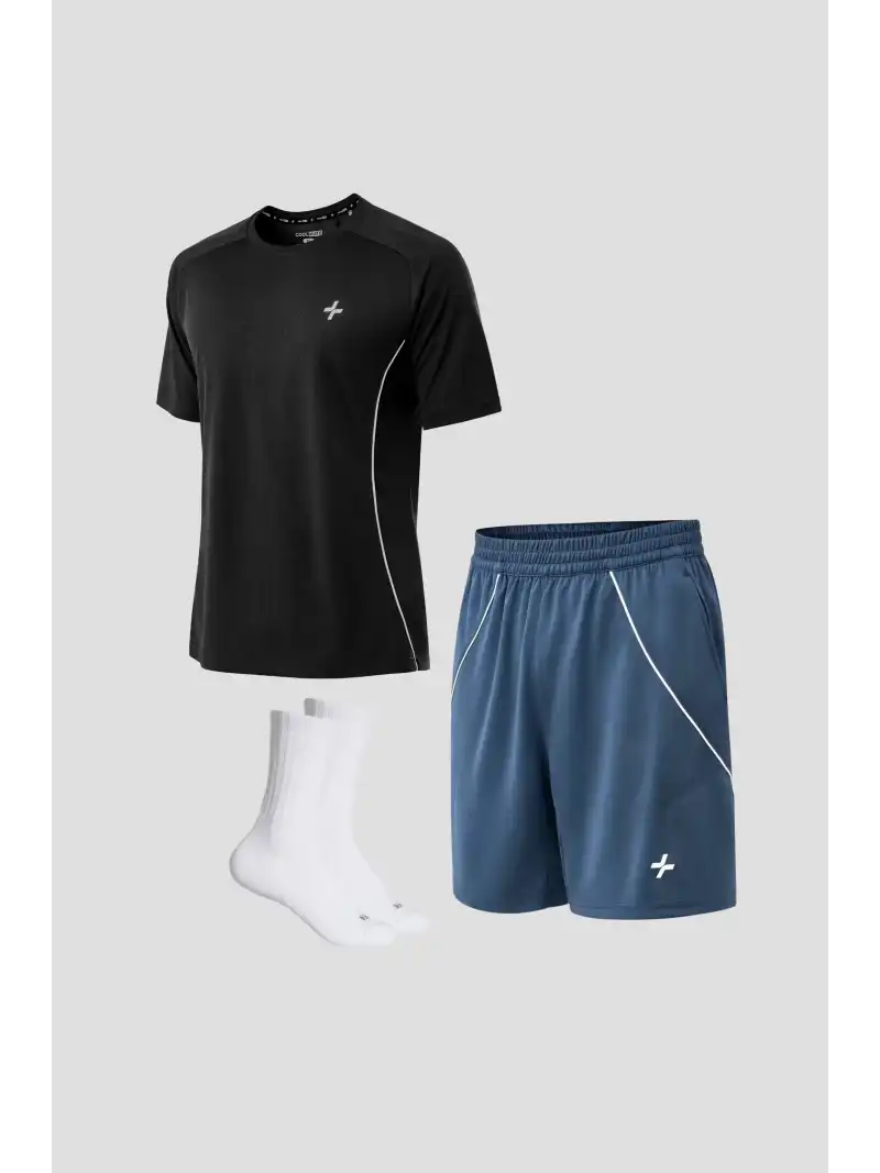 Set Đồ Tập Pickleball 4 Vải Quick-Dry Thấm Hút Mồ Hôi Nhẹ