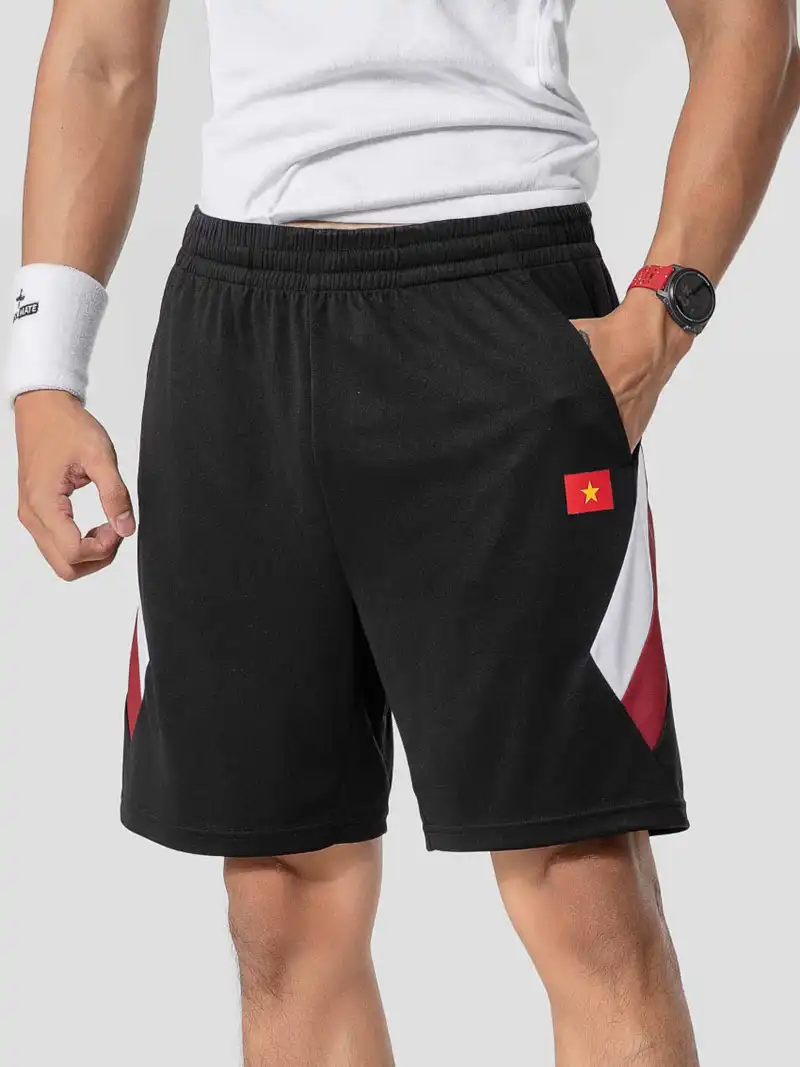 Quần Short Thể Thao Promax Flexline Phối Màu Tự Hào Việt Nam