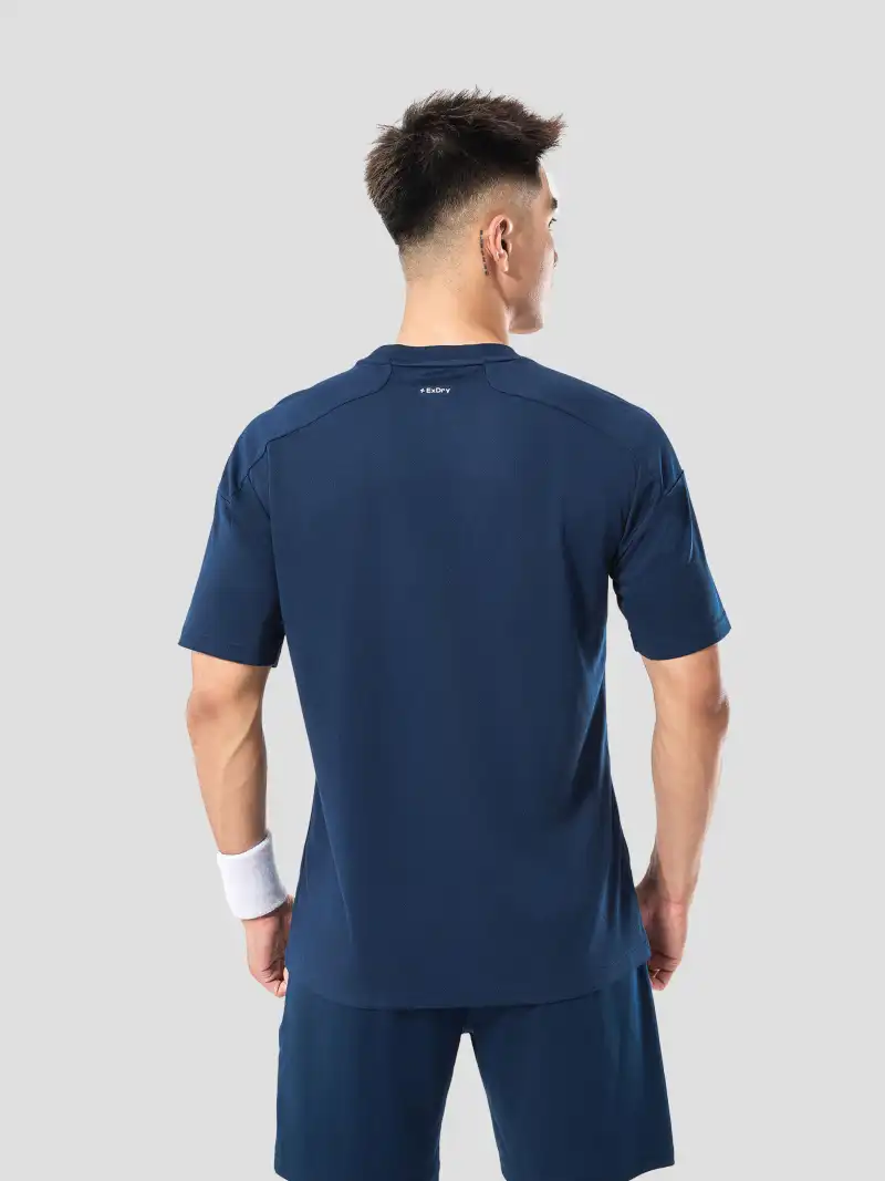 Áo Thun Thể Thao Nam FlexLine Active Thiết Kế Cổ V-neck