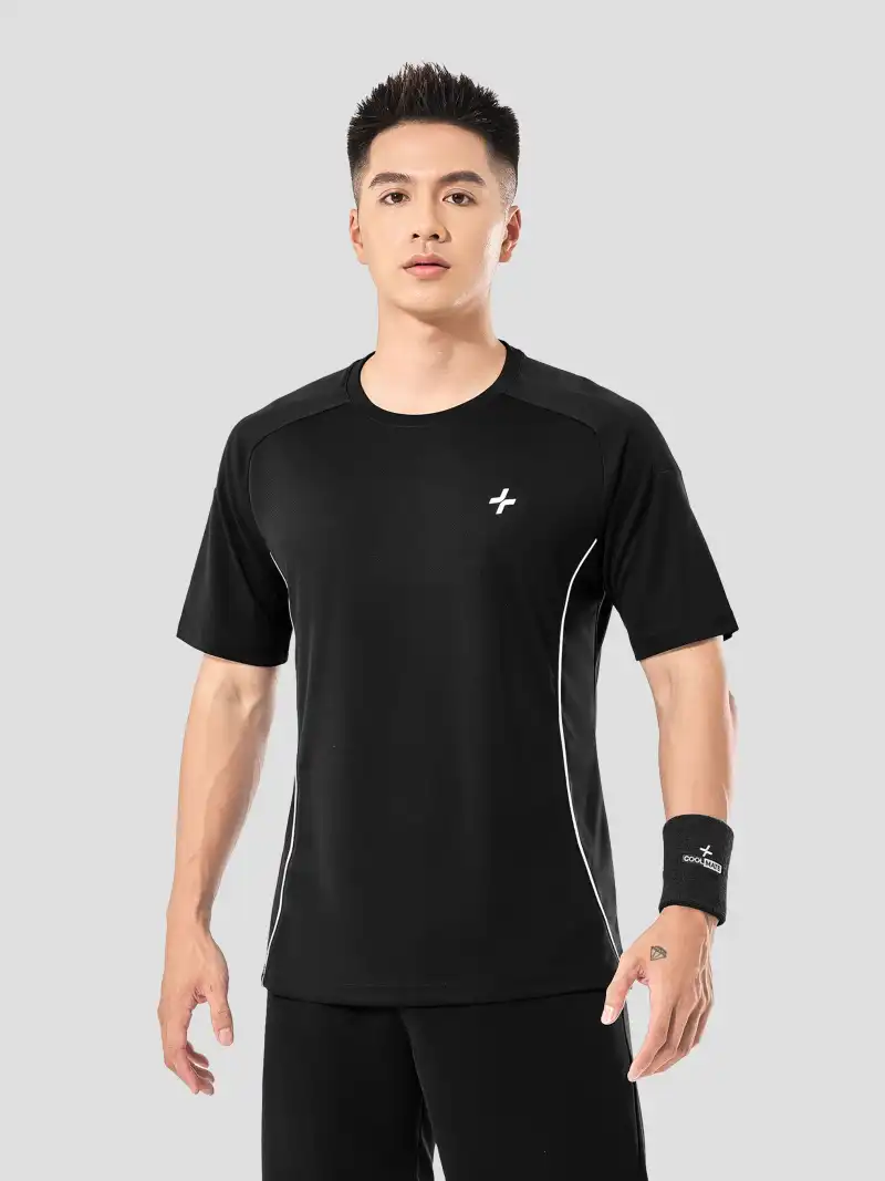 Áo Thun Thể Thao Nam FlexLine Active Thiết Kế Cổ V-neck