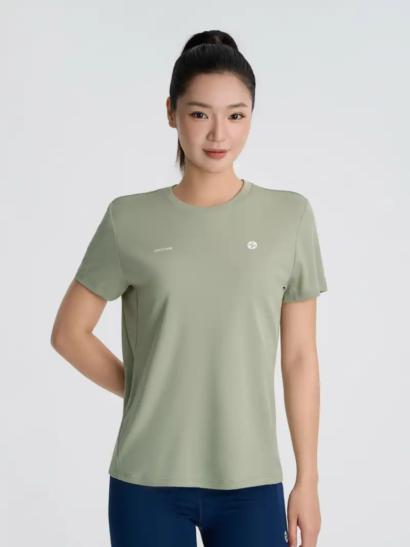 Áo Thun Thể Thao Chạy Bộ Nữ Graphic Sky Coolmate Basic