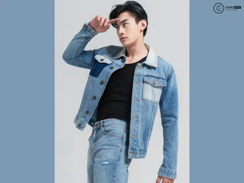Ứng dụng linh hoạt trang phục thu đông Áo khoác denim và áo len nam trong các hoàn cảnh sử dụng hàng ngày