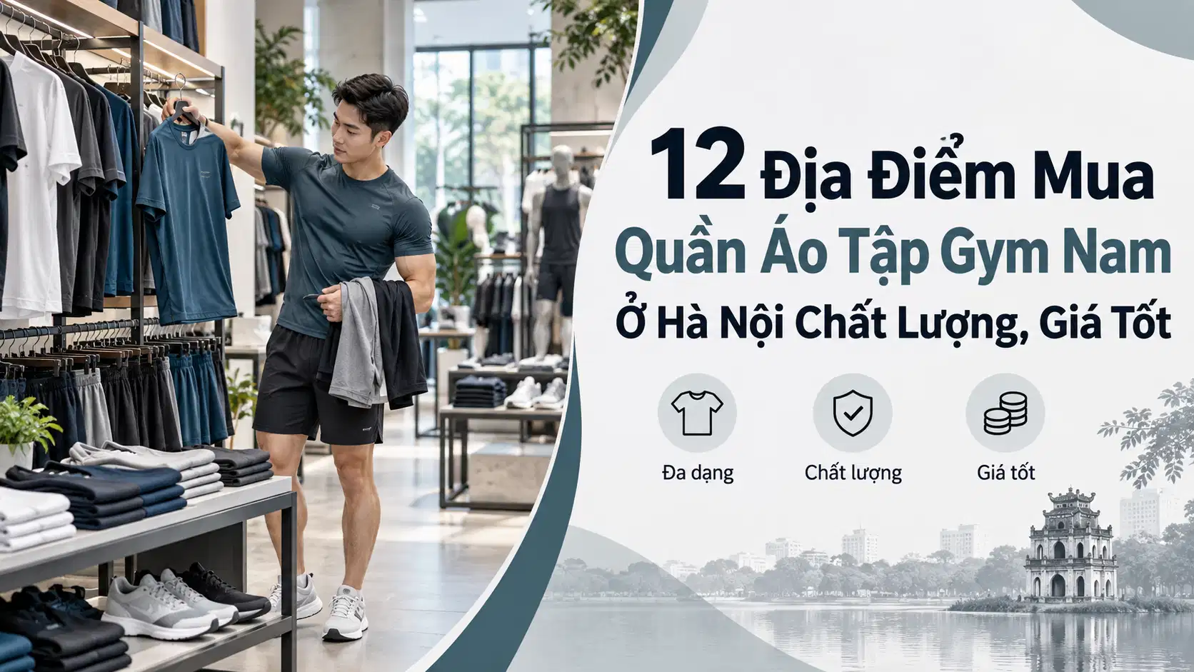 12 Địa Điểm Mua Quần Áo Tập Gym Nam Ở Hà Nội Chất Lượng, Giá Tốt