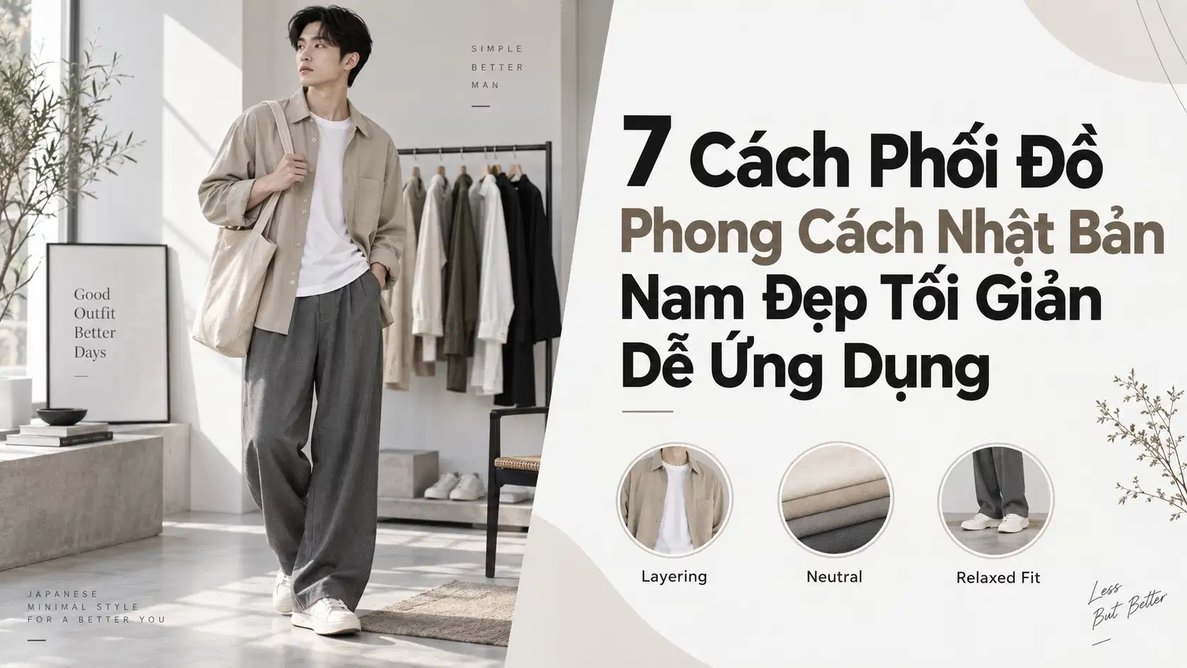 7 Cách Phối Đồ Phong Cách Nhật Bản Nam Đẹp Tối Giản Dễ Ứng Dụng