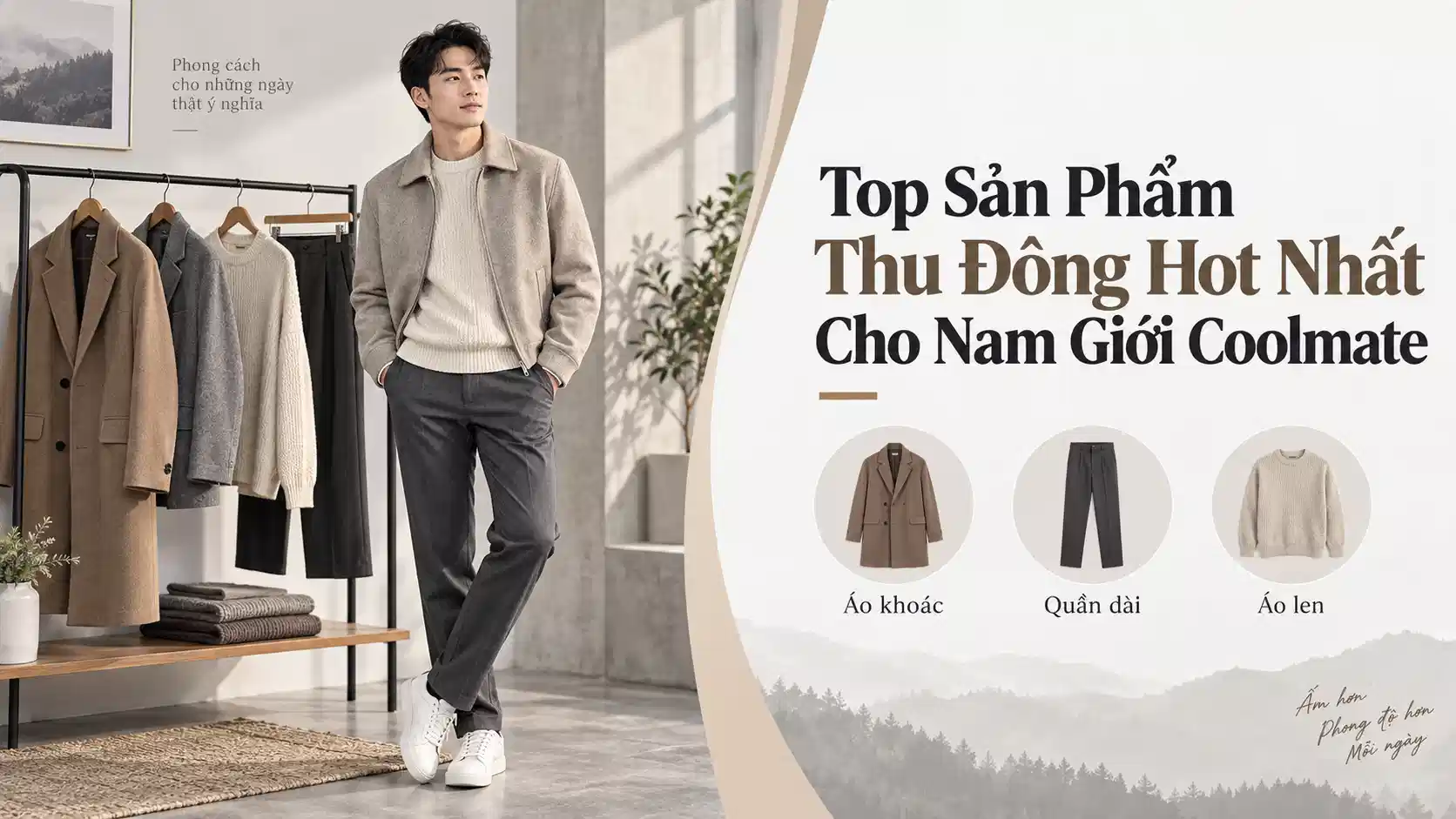 Top Sản Phẩm Thu Đông Hot Nhất Cho Nam Giới Coolmate