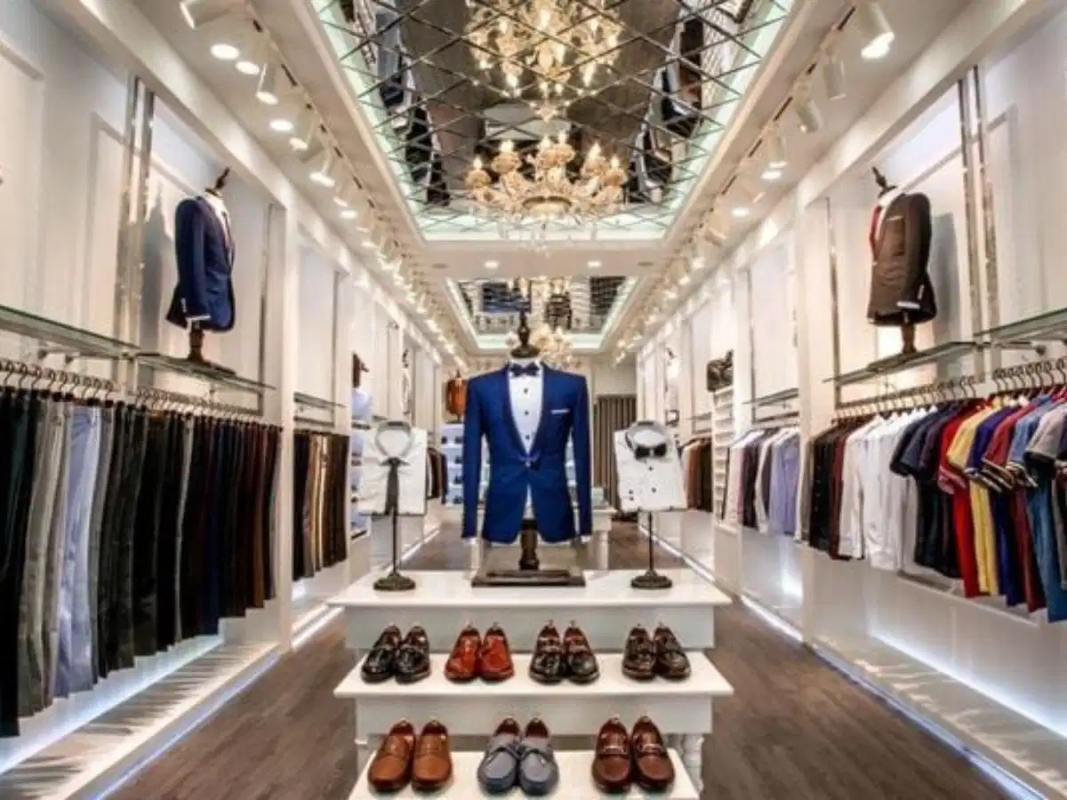 Không gian trưng bày đồ âu và comple nam tại Adam Store Đà Nẵng Không gian trưng bày đồ âu và comple nam tại Adam Store Đà Nẵng