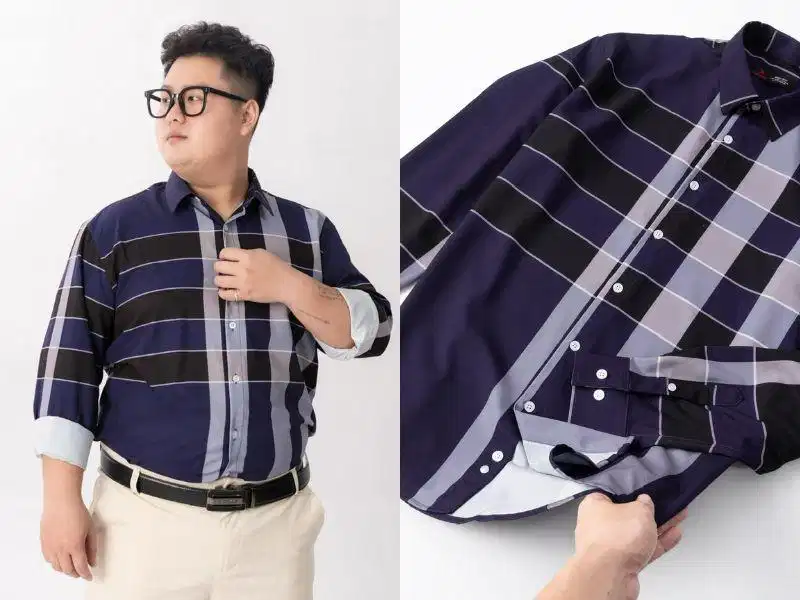 Akyoo Áo sơ mi nam chuyên big size tại AKYOO