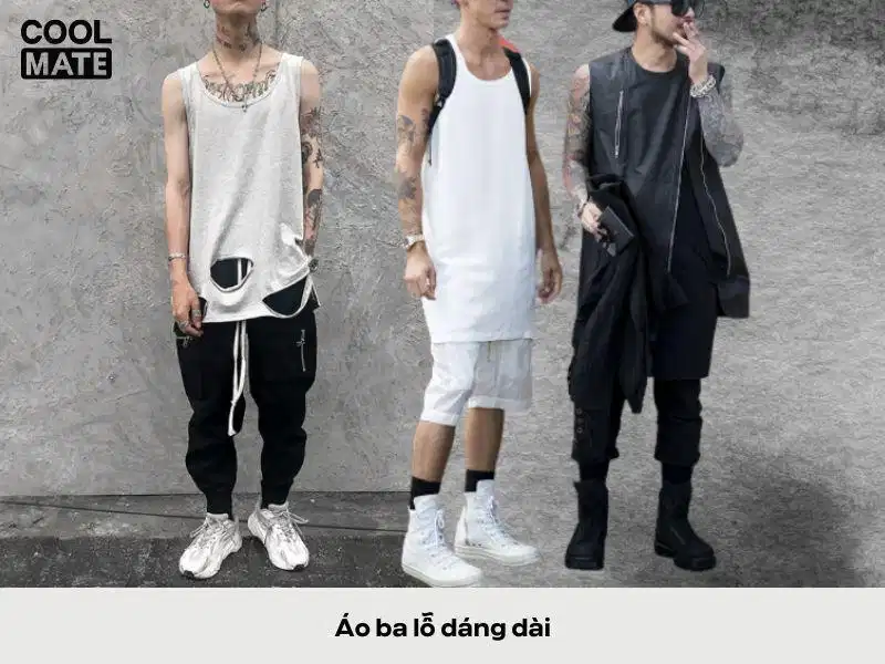 Áo ba lỗ dáng dài Áo ba lỗ dáng dài