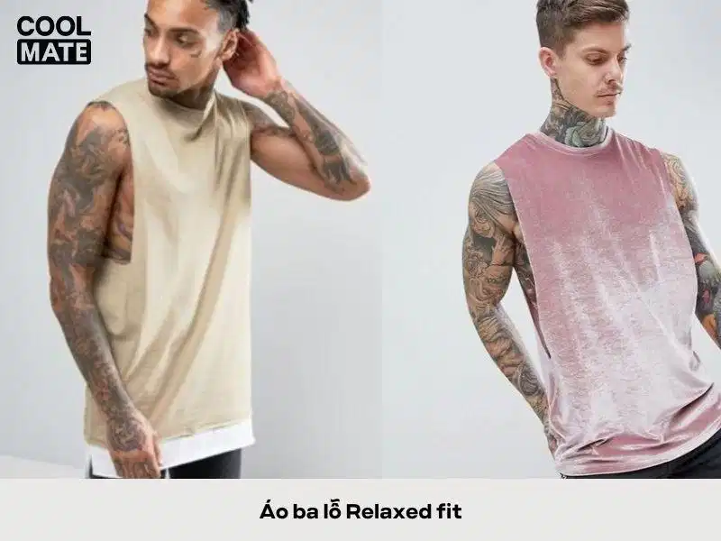 Áo ba lỗ Relaxed fit Áo ba lỗ Relaxed fit