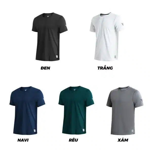 Áo thể thao thun lạnh nhiều màu sắc Áo thể thao thun lạnh nhiều màu sắc