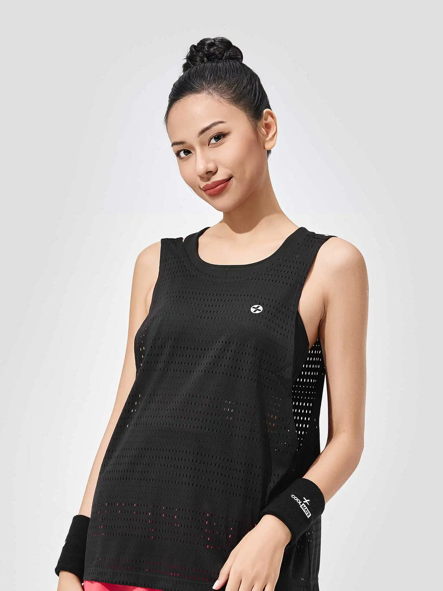 Áo Drop Arm Chạy bộ nữ Mesh Tank Áo Drop Arm Chạy bộ nữ Mesh Tank