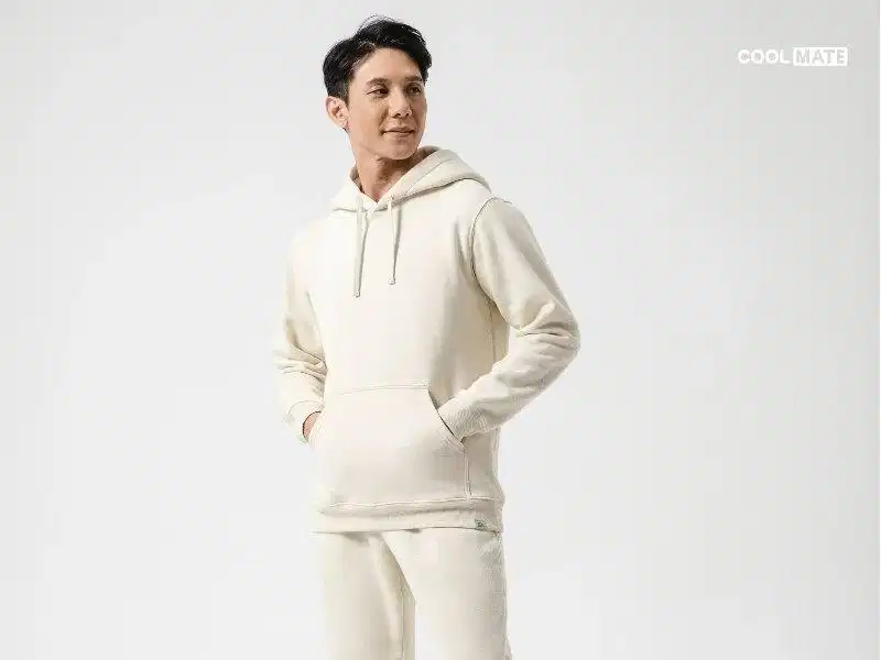 Áo hoodie regular fit dáng cơ bản đa năng Áo hoodie regular fit dáng cơ bản đa năng