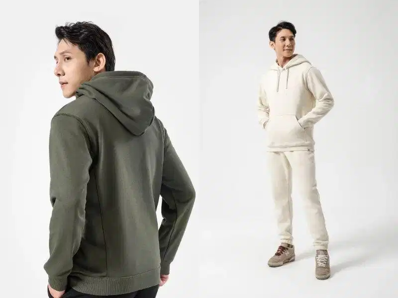 Áo hoodie vải cotton jersey mỏng nhẹ linh hoạt Áo hoodie vải cotton jersey mỏng nhẹ linh hoạt