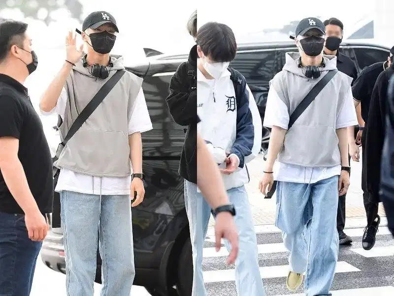 Hoodie nam phối cùng quần jeans ống đứng kinh điển Hoodie nam phối cùng quần jeans ống đứng kinh điển