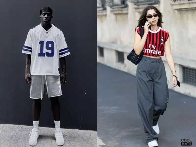 Áo jersey thể thao ba lỗ dáng rộng