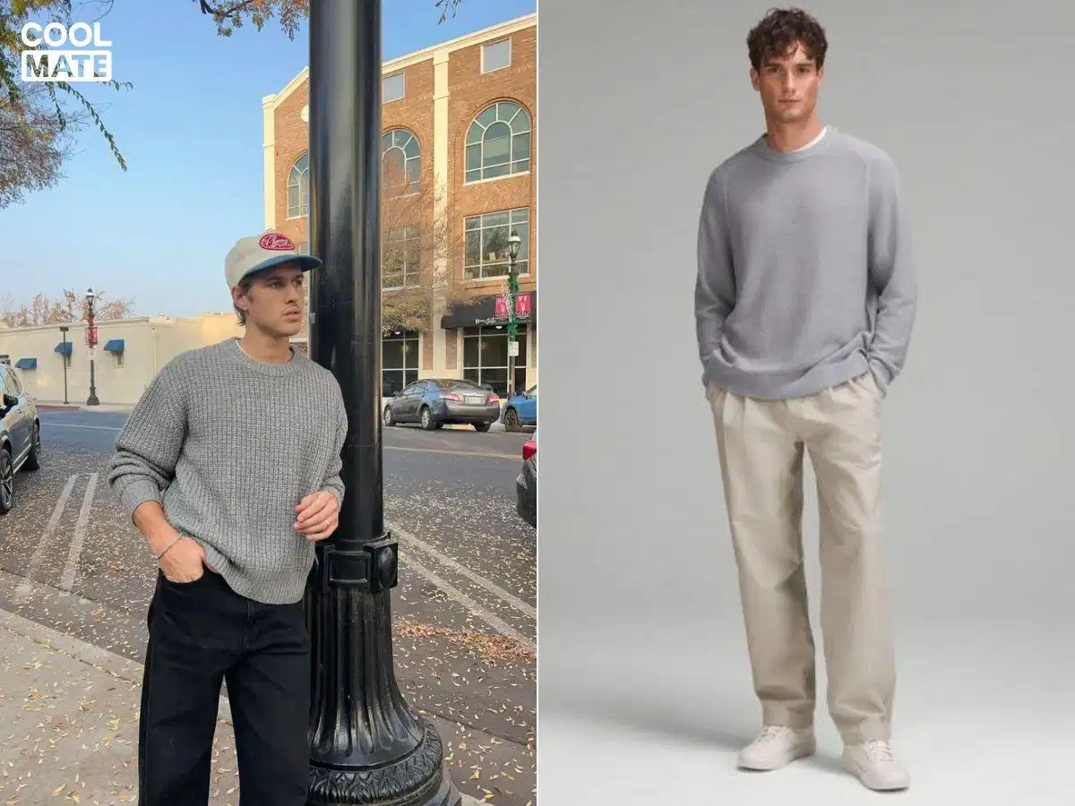 Áo jumper là gì và cách phối đồ nam với áo jumper