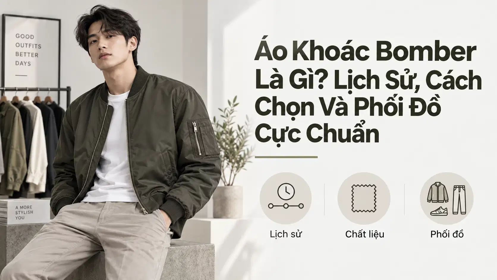 Áo Khoác Bomber Là Gì? Lịch Sử, Cách Chọn Và Phối Đồ Cực Chuẩn