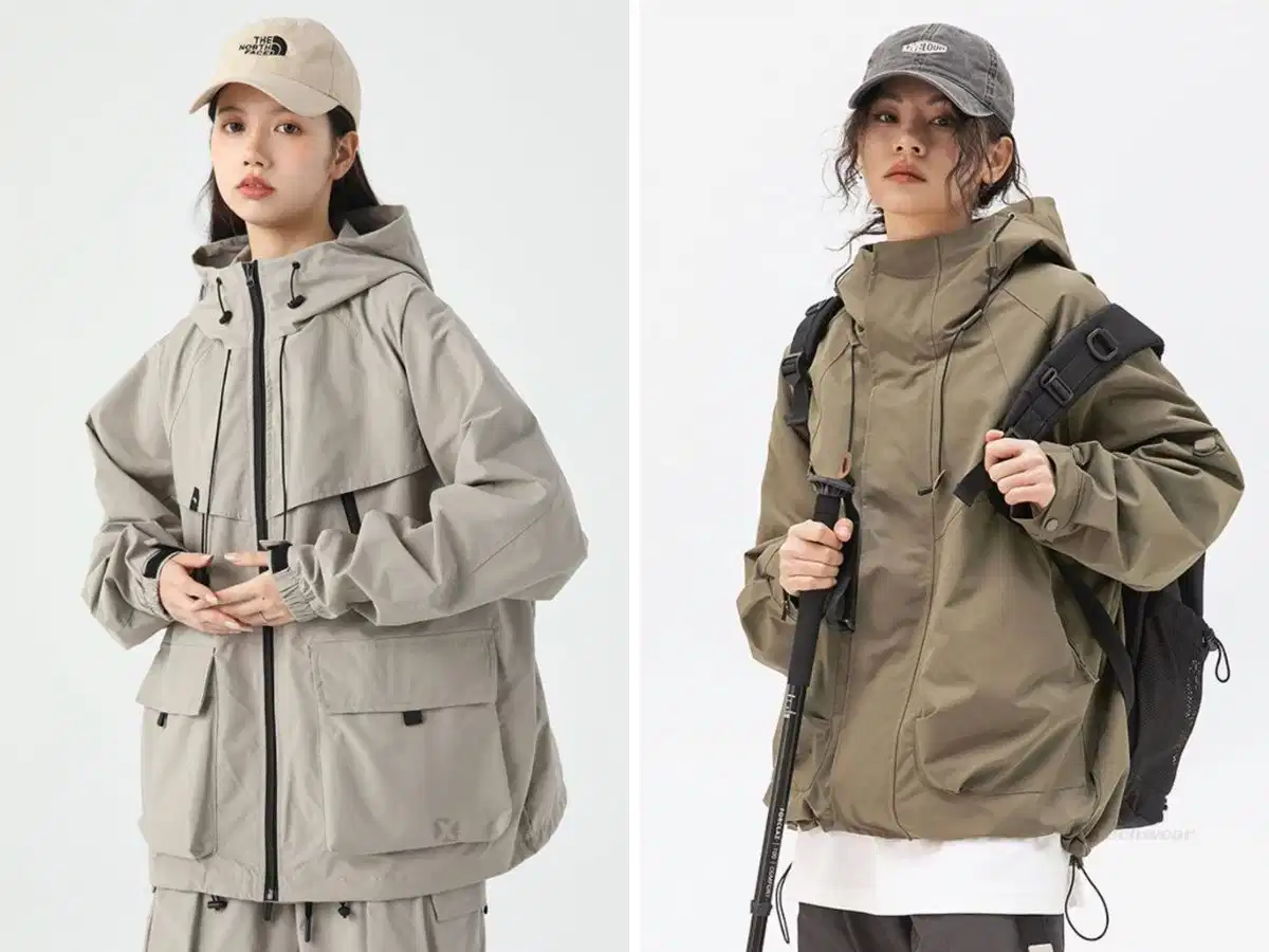 Các phom áo khoác gió nữ phong cách Hàn Quốc phong phú