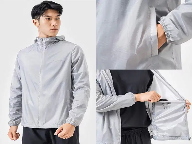 Áo khoác nam chạy bộ Fast & Free Nobi Fashion chất liệu polyester mỏng nhẹ