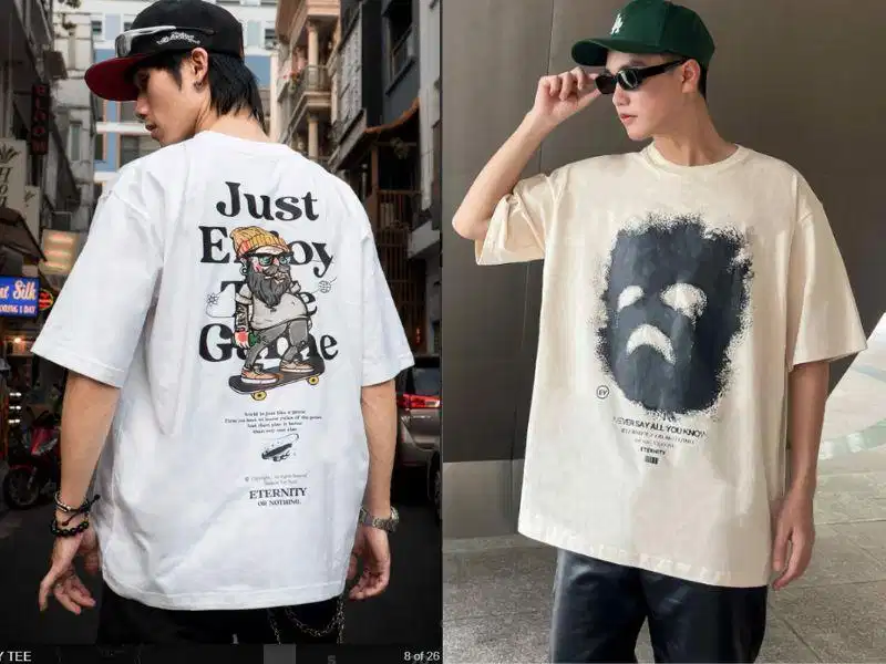 Chi tiết áo thun local brand Eternity giá sinh viên