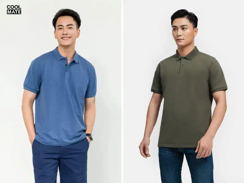 Áo polo pique cool hiện đại Phối đồ với áo polo pique cool phong cách hiện đại