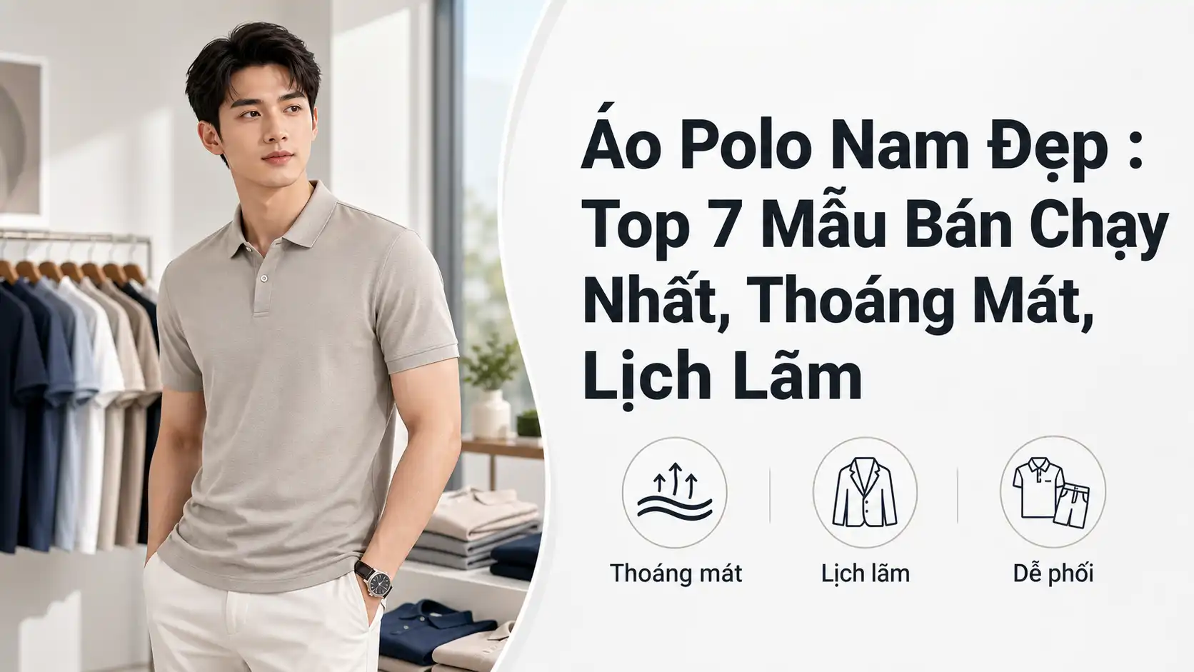 Áo Polo Nam Đẹp: Top 7 Mẫu Bán Chạy, Thoáng Mát, Lịch Lãm