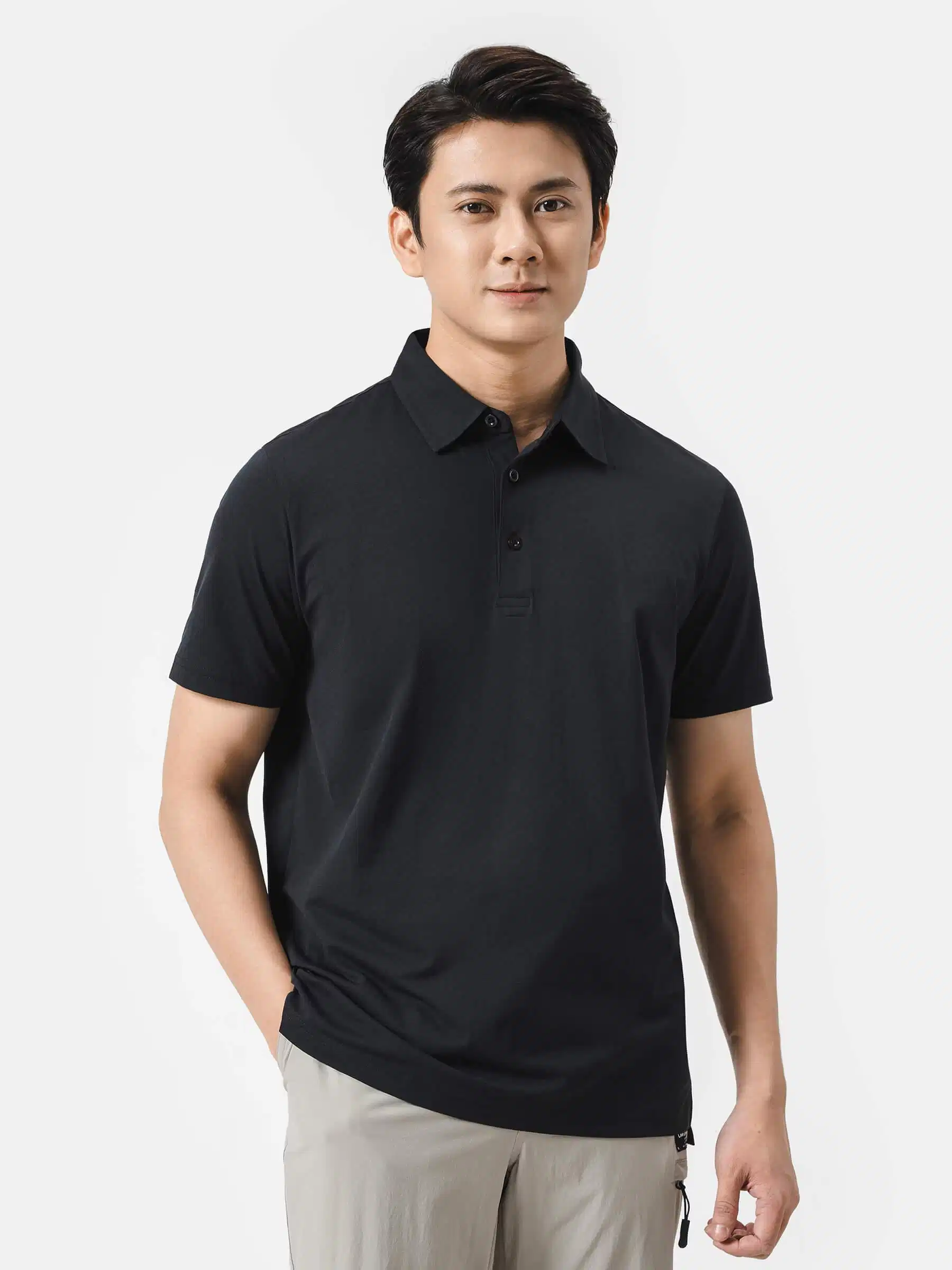 Áo Polo nam Excool Chất liệu áo thun thoáng nhẹ tạo lớp lót êm ái dưới áo khoác suit