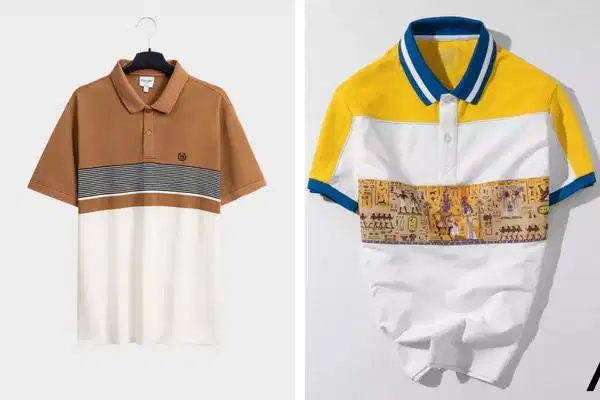 Áo polo nam in kèm họa tiết Áo polo nam in kèm họa tiết