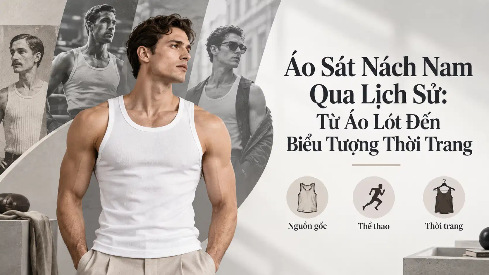 Áo Sát Nách Nam Qua Lịch Sử: Từ Áo Lót Đến Biểu Tượng Thời Trang