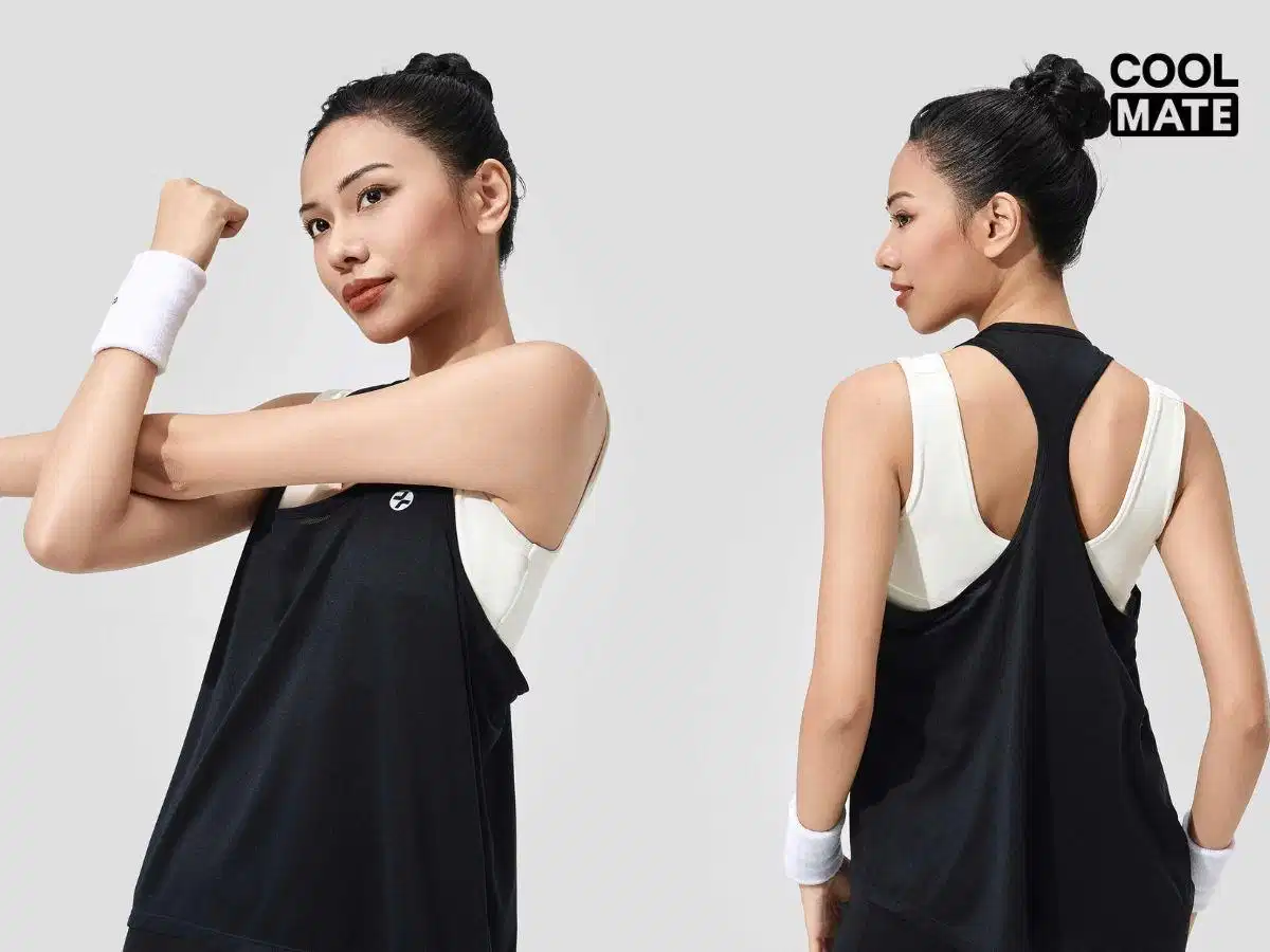 Áo singlet nữ dáng tank dùng khi chạy bộ Áo singlet nữ dáng tank dùng khi chạy bộ