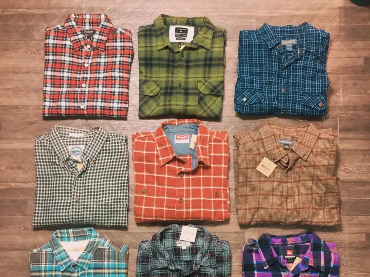 Áo sơ mi secondhand sở hữu phom dáng và họa tiết đặc trưng Đặc trưng phom dáng và chất liệu của áo sơ mi 2hand tuyển chọn