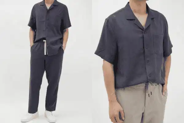 Áo sơ mi linen nam AMM phối đồ Áo sơ mi linen nam AMM phối đồ phong cách smart-casual