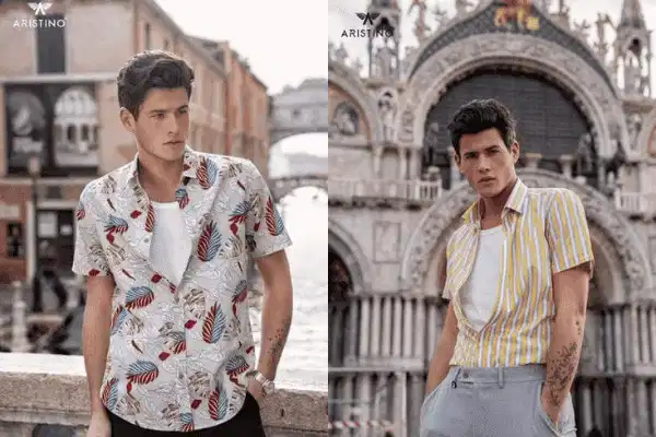Áo sơ mi linen nam Aristino phối đồ Áo sơ mi linen nam Aristino phối đồ lịch lãm