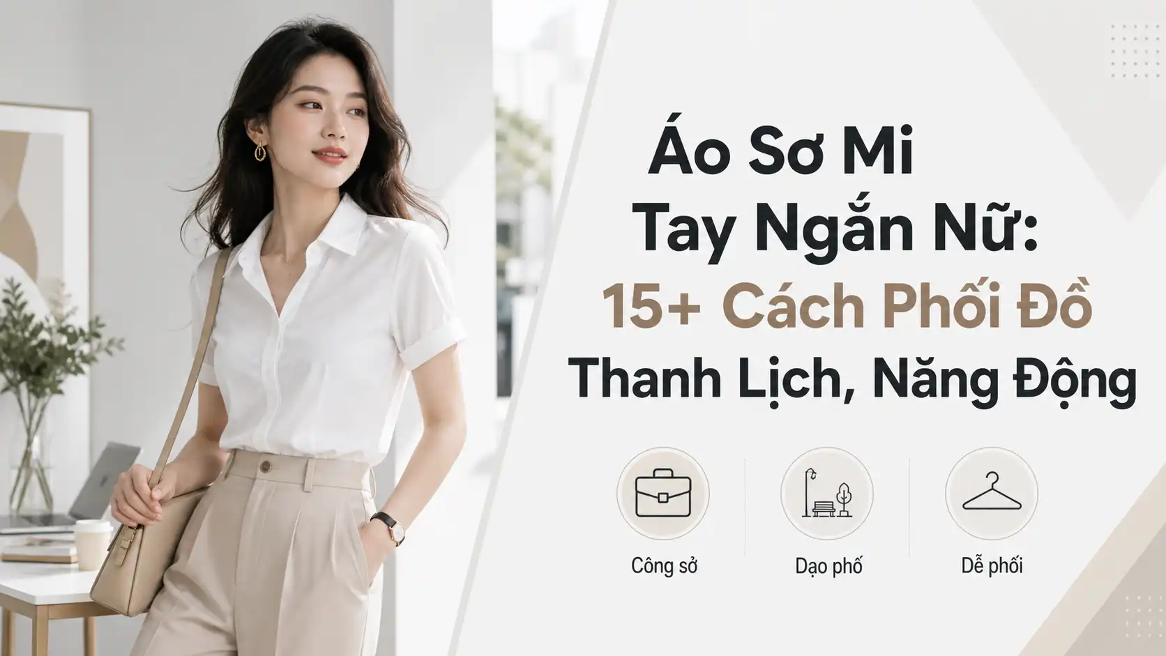 Áo Sơ Mi Tay Ngắn Nữ: Cách Phối Đồ Thanh Lịch & Năng Động