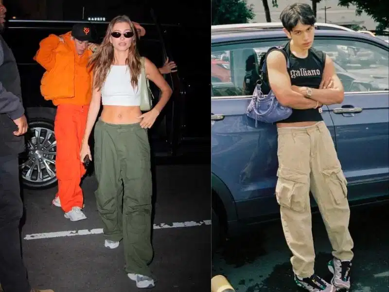 Áo tank top năng động cùng quần túi hộp cargo hầm hố