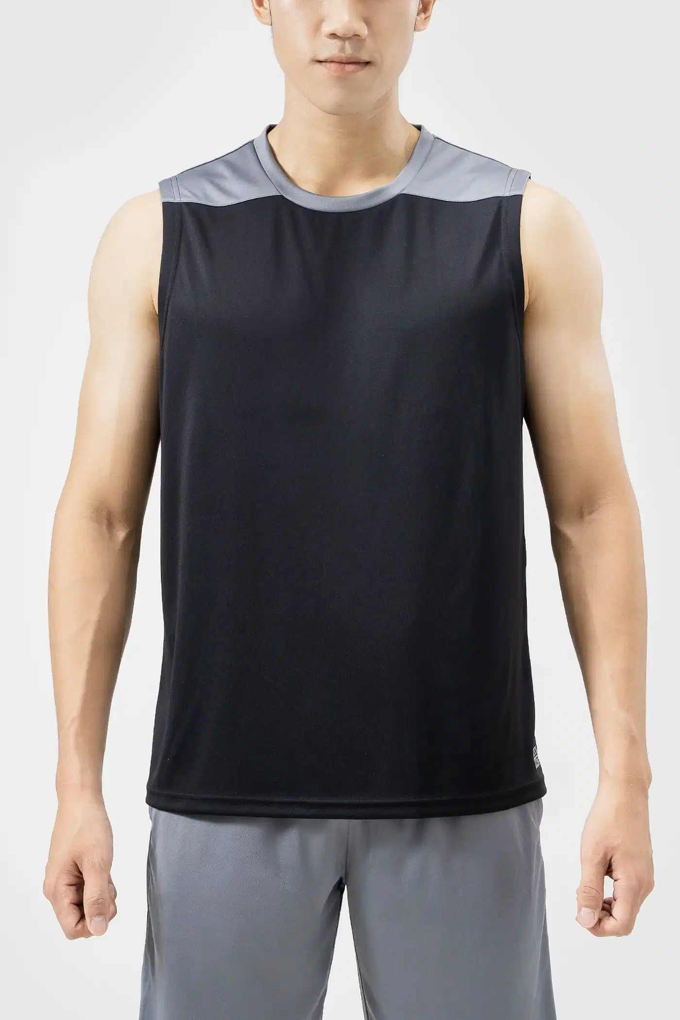 Áo tank top thể thao nam phối mảng màu